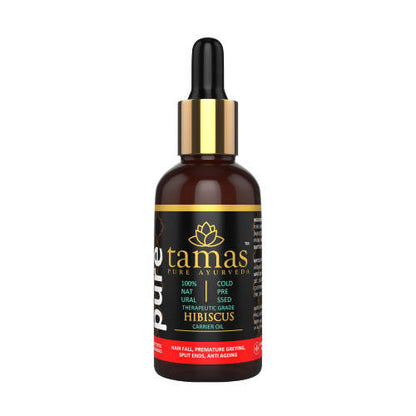 Buy Tamas Pure Ayurveda 100% Natural Hibiscus Cold-Pressed Oil from DrMediCart, Ship from India to USA
