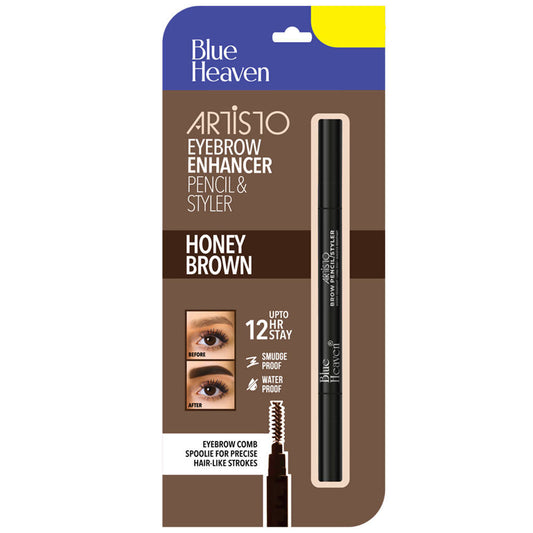 Buy Blue Heaven Artisto Eyebrow Enhancer Pencil & Styler Honey Brown from DrMediCart, Ship from India to USA