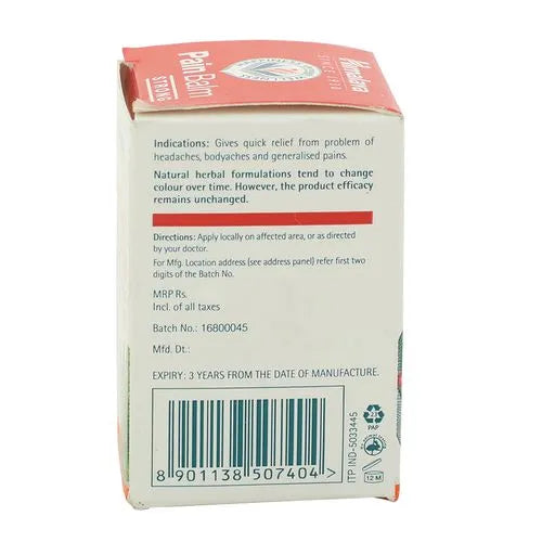 Himalaya Herbals Rumalaya Pain Balm, Strong