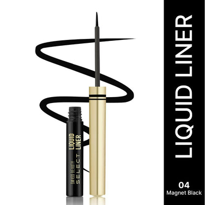 Swiss Beauty Select Here To Stay Liquid Liner, 4- Magnet Black