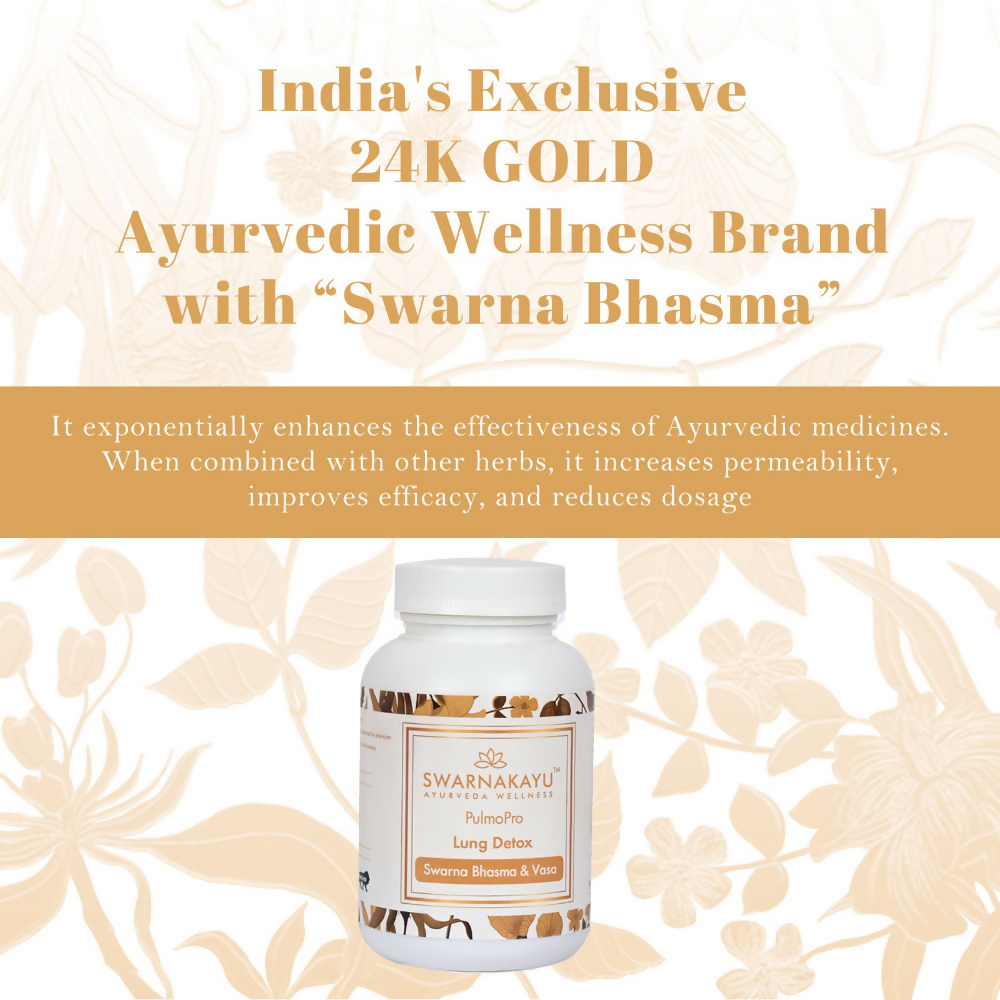 Swarnakayu Pulmo Pro Tablets – Herbal Supplement for General Wellness