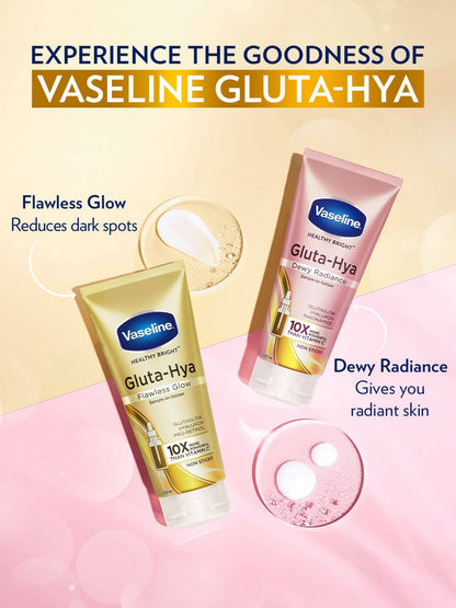 Vaseline Gluta Hya Serum-in-Lotion - Dewy Radiance & Flawless Glow Combo - Drmedicart