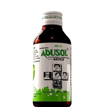 Ajanta's Adusol Ayurvedic Compound With Tulsi Syrup