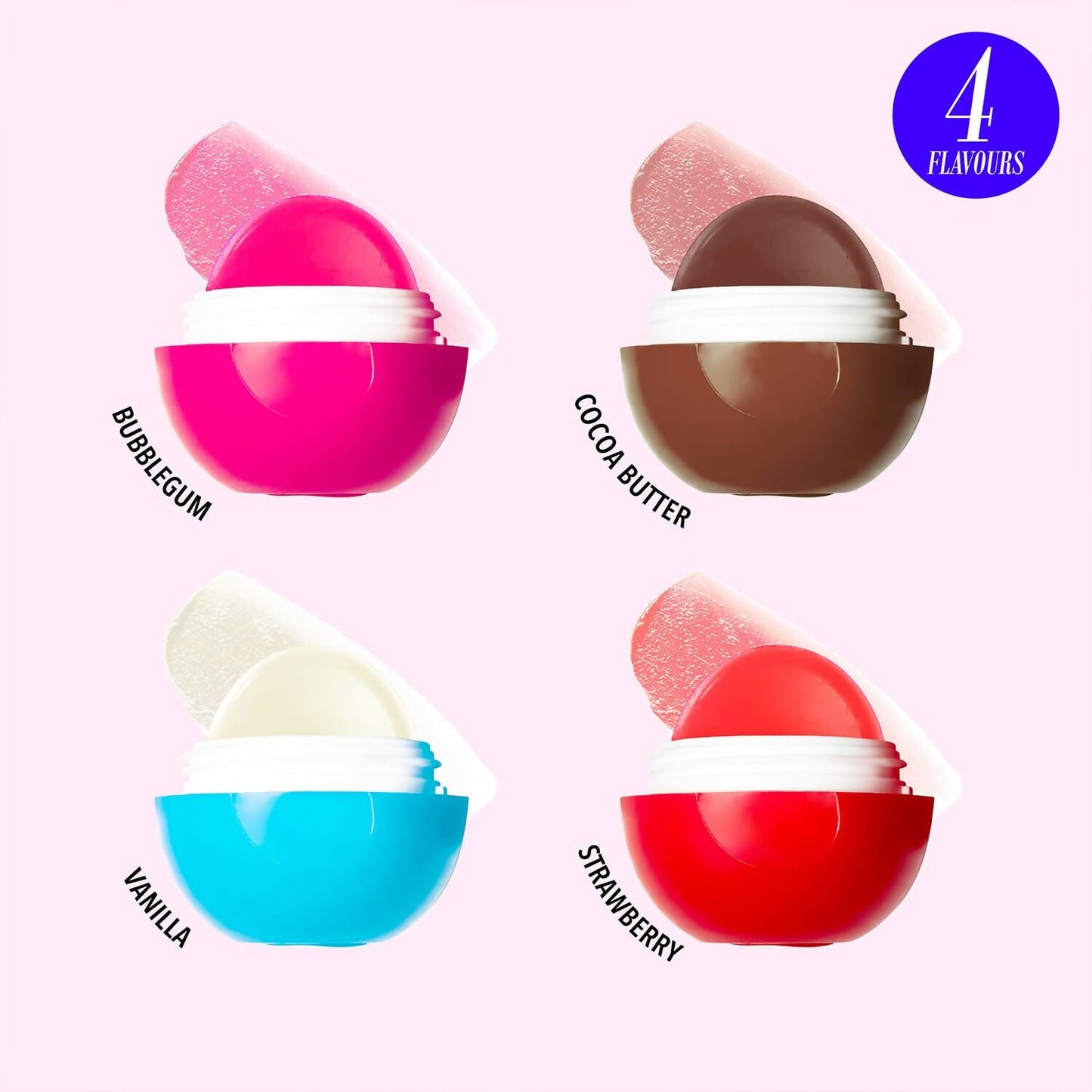 Blue Heaven Tinted Lip Balm Cocoa infused with Shea Butter, Almond oil and Vitamin E