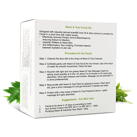 Buy Inveda Neem and Tulsi Facial Kit from DrMediCart, Ship from India to USA