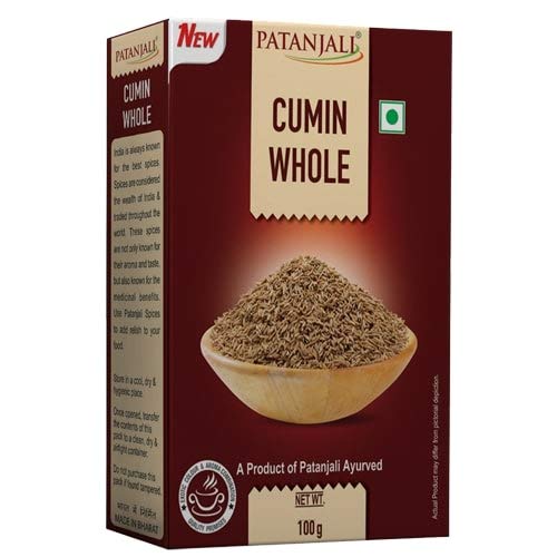 Buy Patanjali Cumin Whole (100 gm) from DrMediCart, Ship from India to USA