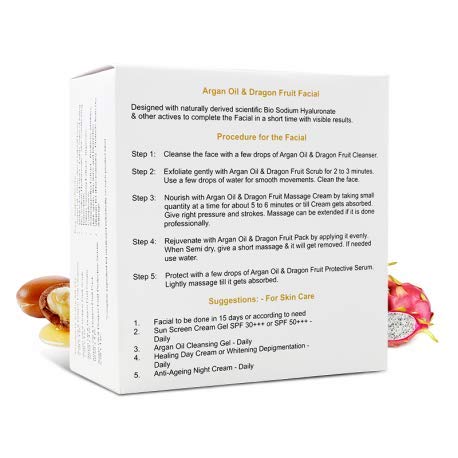 Buy Inveda Argan Oil & Dragon Fruit Facial Kit from DrMediCart, Ship from India to USA