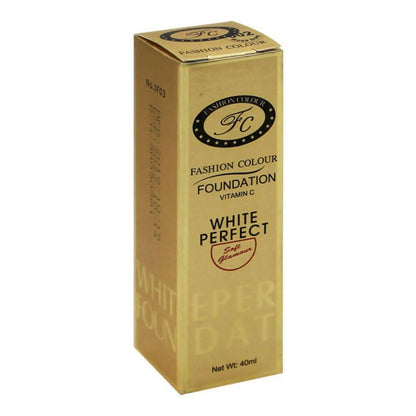 Fashion Colour White Perfect Vitamin C Foundation-02 Rose Ivory (Medium To Fair)