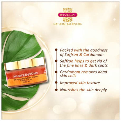 Buy Inveda Anti Ageing Night Cream from DrMediCart, Ship from India to USA