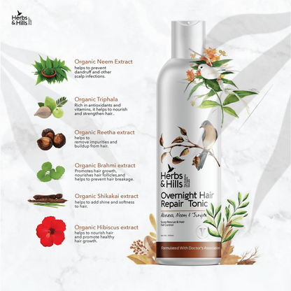 Herbs & Hills Overnight Hair Repair Tonic