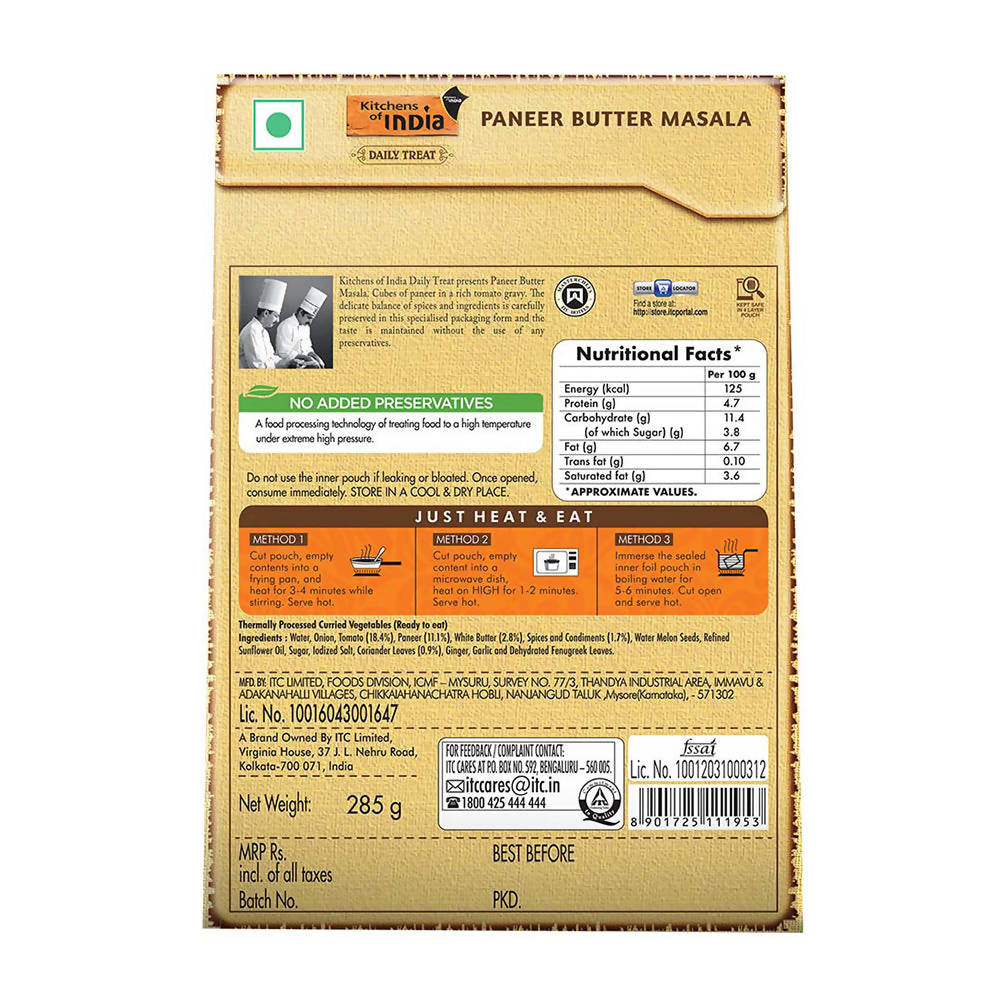 Kitchens of India Paneer Butter Masala