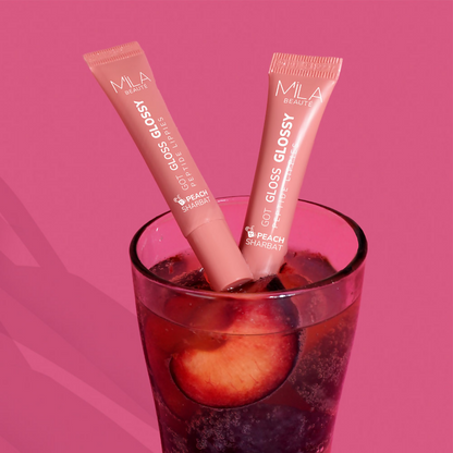 Mila Beaute Got Gloss Peptide Lippies - Peach Sharbat