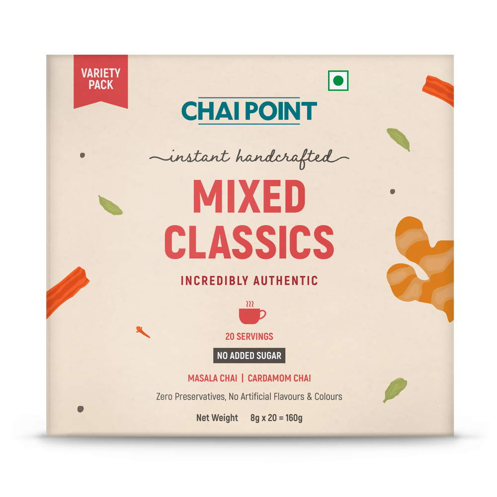 Buy Chai Point Mixed Classics No Sugar - Instant Tea Premix from DrMediCart