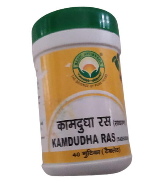 Buy Basic Ayurveda Kamdudha Ras Tablet from DrMediCart, Ship from India to USA