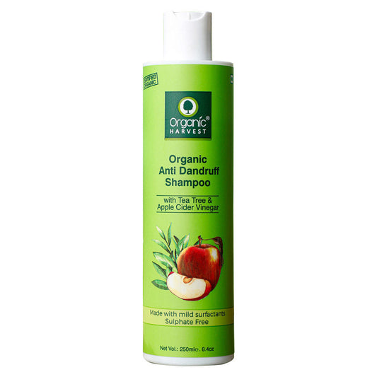 Buy Organic Harvest Organic Anti Dandruff Shampoo With Tea Tree & Apple Cider Vinegar from DrMediCart, Ship from India to USA