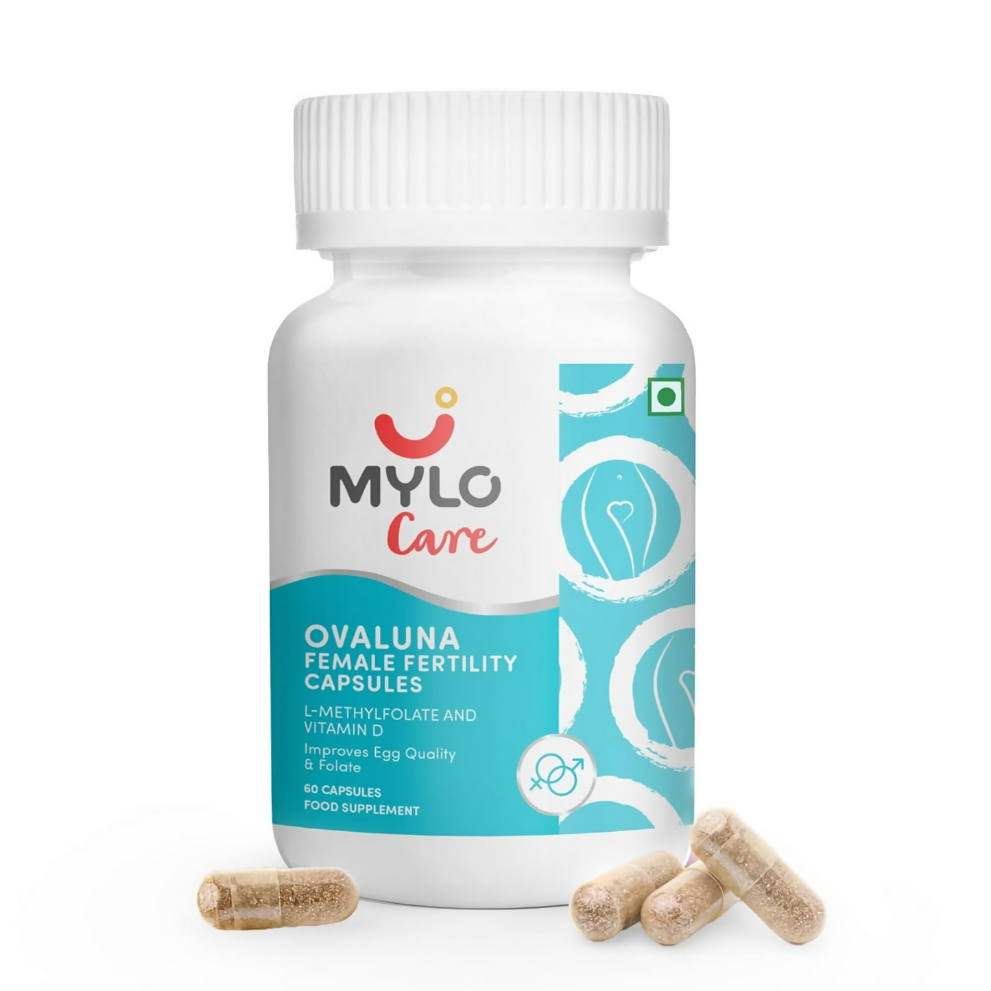 Mylo Care Ovaluna Female Fertility Supplement Capsules