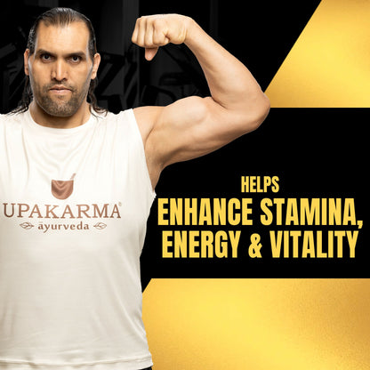 Upakarma Ayurveda SJ Gold Capsules For Power, Stamina, Muscle Growth & Energy