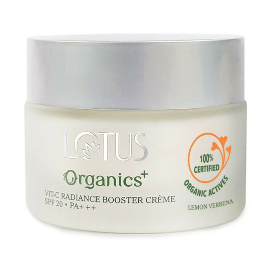 Buy Lotus Organics+ Vit-C Radiance Booster Creme SPF 20 PA+++ - Lemon Verbena from DrMediCart, Ship from India to USA