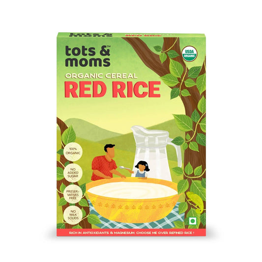 Buy Tots and Moms Organic Red Rice Cereal from DrMediCart, Ship from India to USA