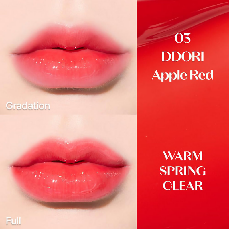 Etude House Over Glowy Tint - 03 Ddori Apple Red