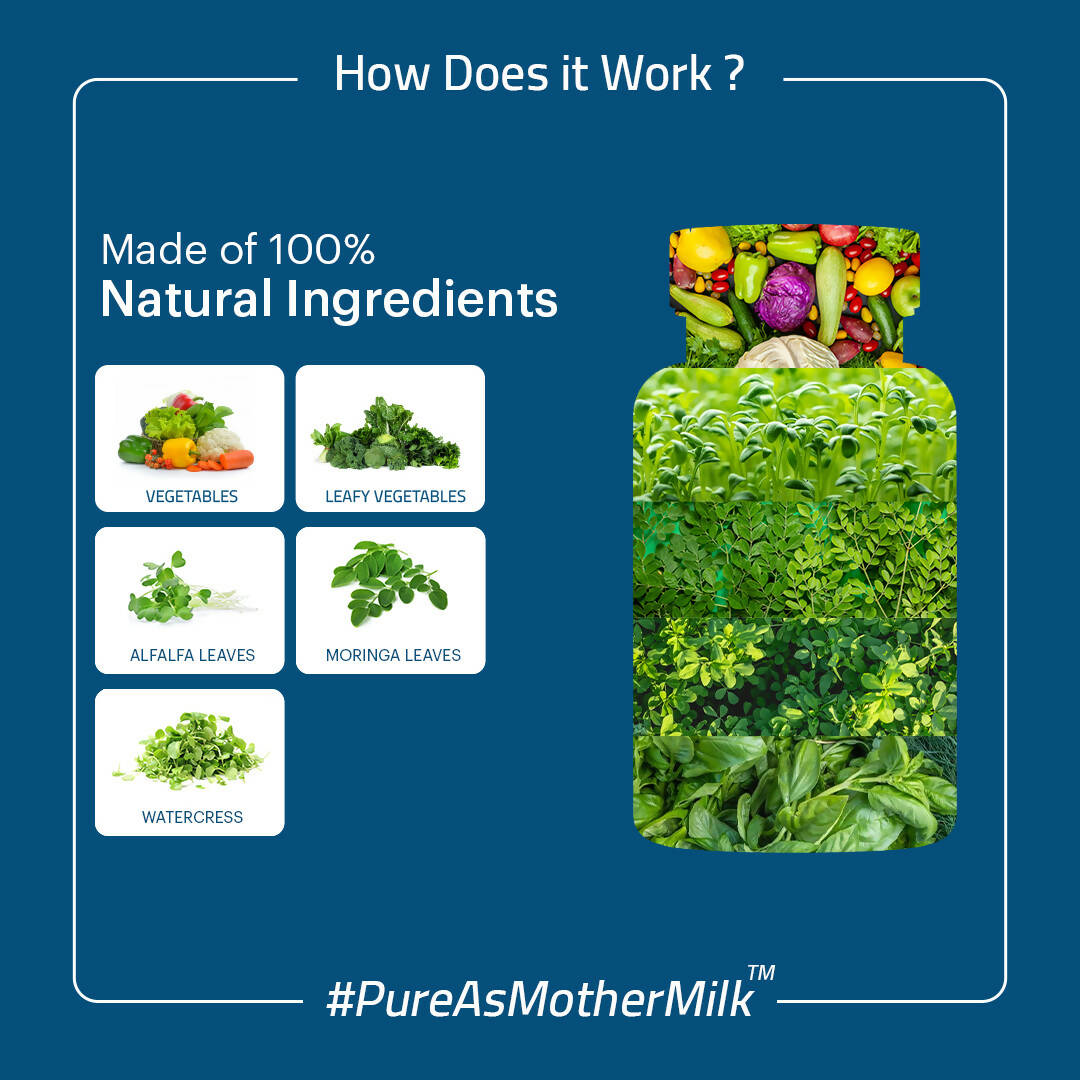 Laurik Advance Calcium Tablets For Strengthens Bones With Vegetables, Leafy Vegetables For Women And Men