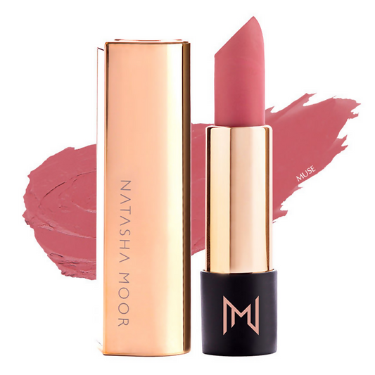 Natasha Moor Silk Suede Lipstick - Muse