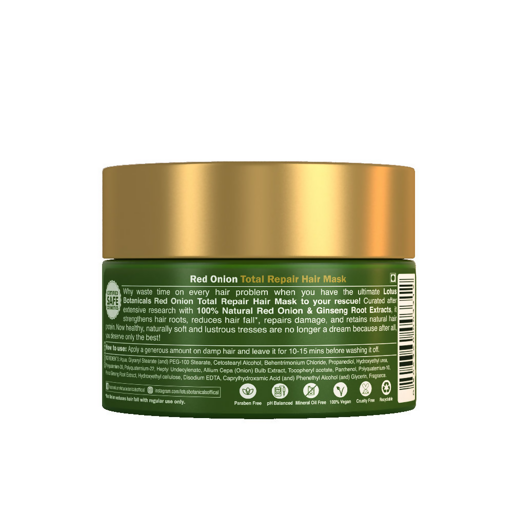 Lotus Botanicals Red Onion Total Repair Hair Mask