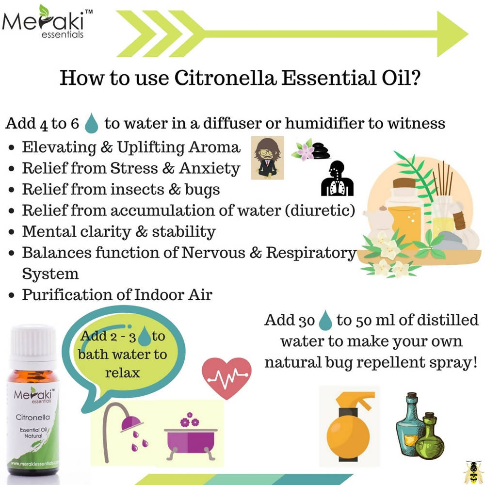 Meraki Essentials Citronella Essential Oil