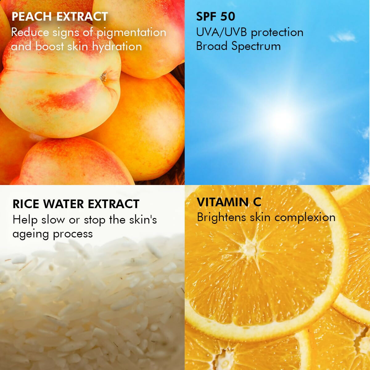 Conscious Chemist Peach The Sun Hybrid Gel Sunscreen SPF 50 PA ++++