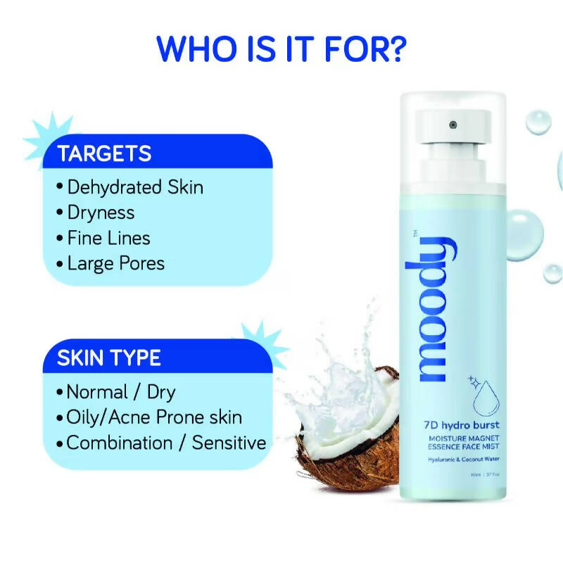 Moody 7D Hydro Burst Moisture Magnet Essence Face Mist