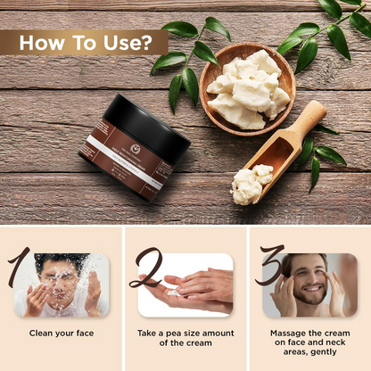 The Man Company Non-Sticky Daily Moisturizing Cream For Dry Skin