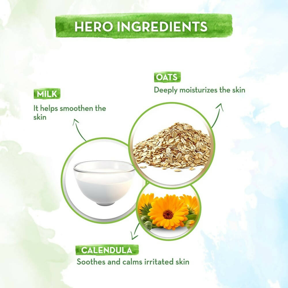 Mamaearth Milky Soft Mineral Based Sunscreen SPF 30 & PA+++ With Oats, Milk and Calendula