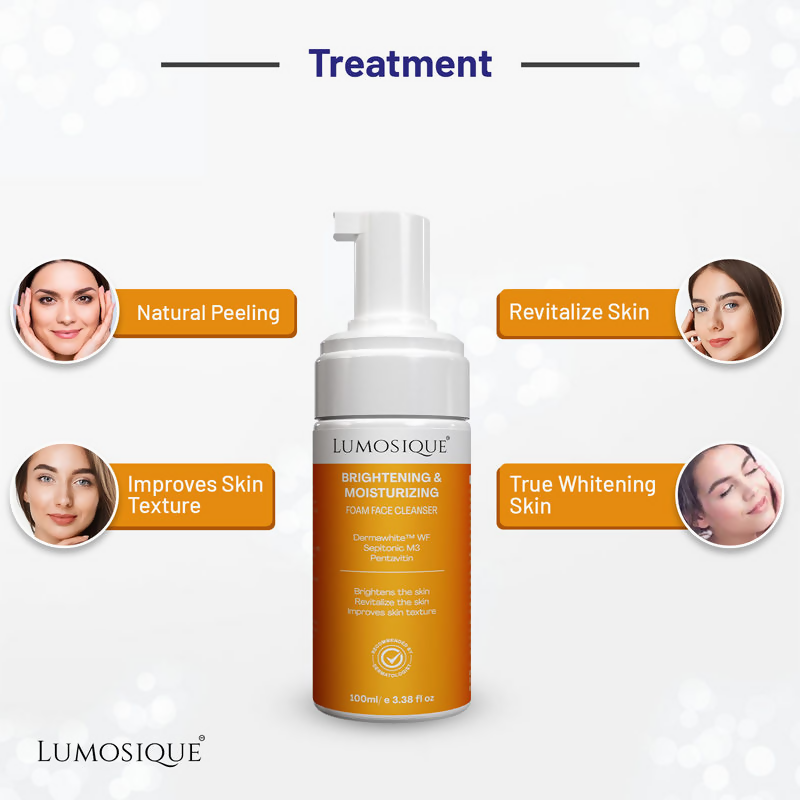 Lumosique Brightening And Moisturizing Foam Face Cleanser