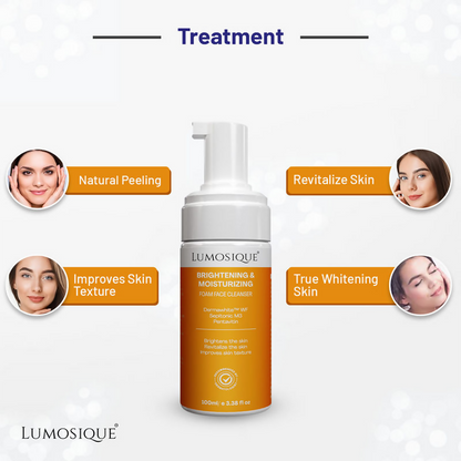 Lumosique Brightening And Moisturizing Foam Face Cleanser