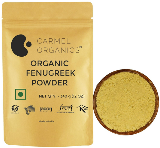 Carmel Organics Fenugreek Seed/Methi Seeds Powder