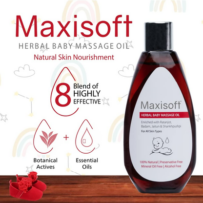 Maxisoft Herbal Baby Massage Oil