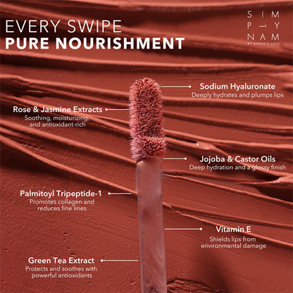 Simply Nam Velvet Matte Liquid Lipstick - Priya Peach Pink
