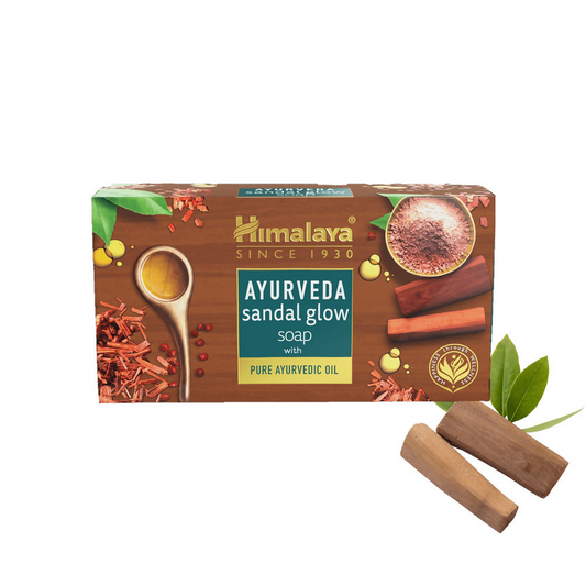 Buy Himalaya Herbals Ayurveda Sandal Glow Soap from DrMediCart, Ship from India to USA