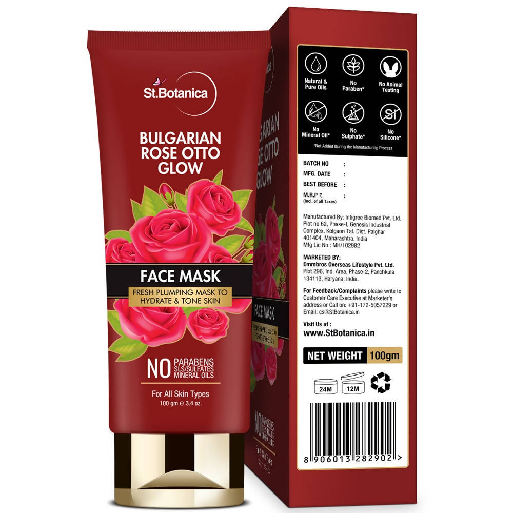 St.Botanica Bulgarian Rose Otto Glow Face Mask