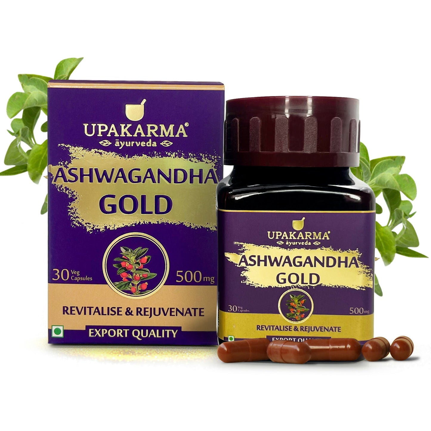 Upakarma Ayurveda Ashwagandha Gold Capsules
