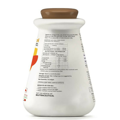 MyFitFuel Salmon Fish Oil Omega 3 1000mg Capsules