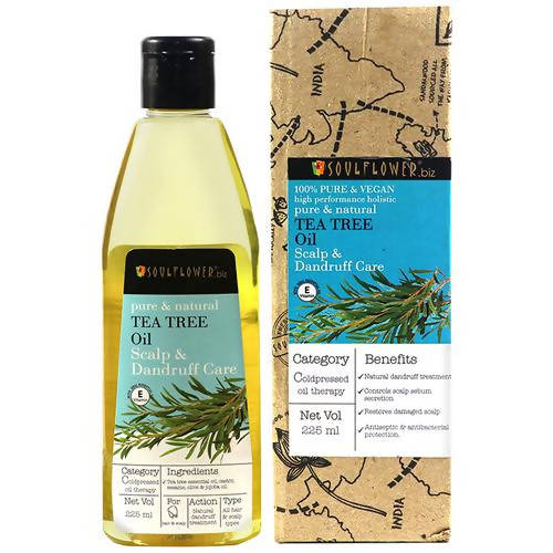 Buy Soulflower Pure & Natural Tea Tree Oil Scalp & Dandruff Care from DrMediCart, Ship from India to USA