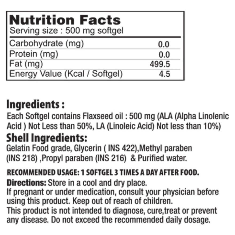 Curegarden Natural Omega Flax