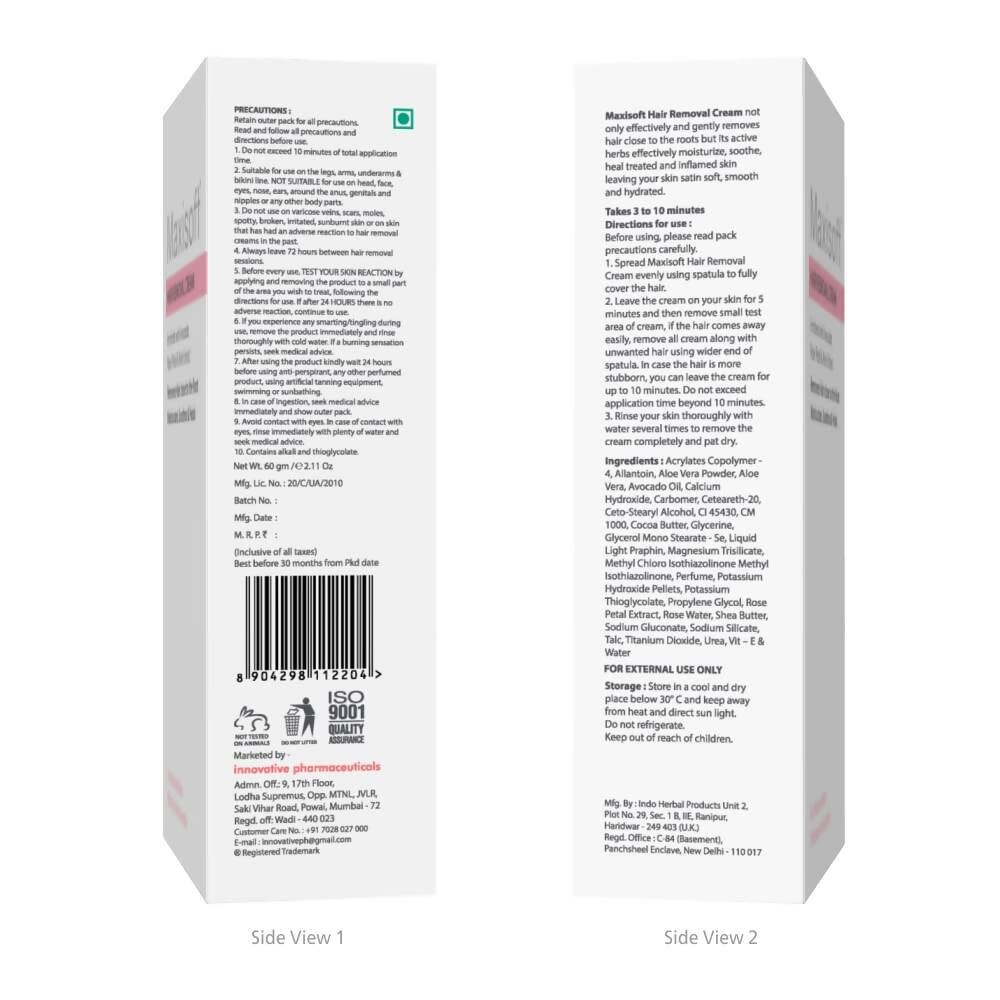 Maxisoft Hair Removal Cream - DrMediCart