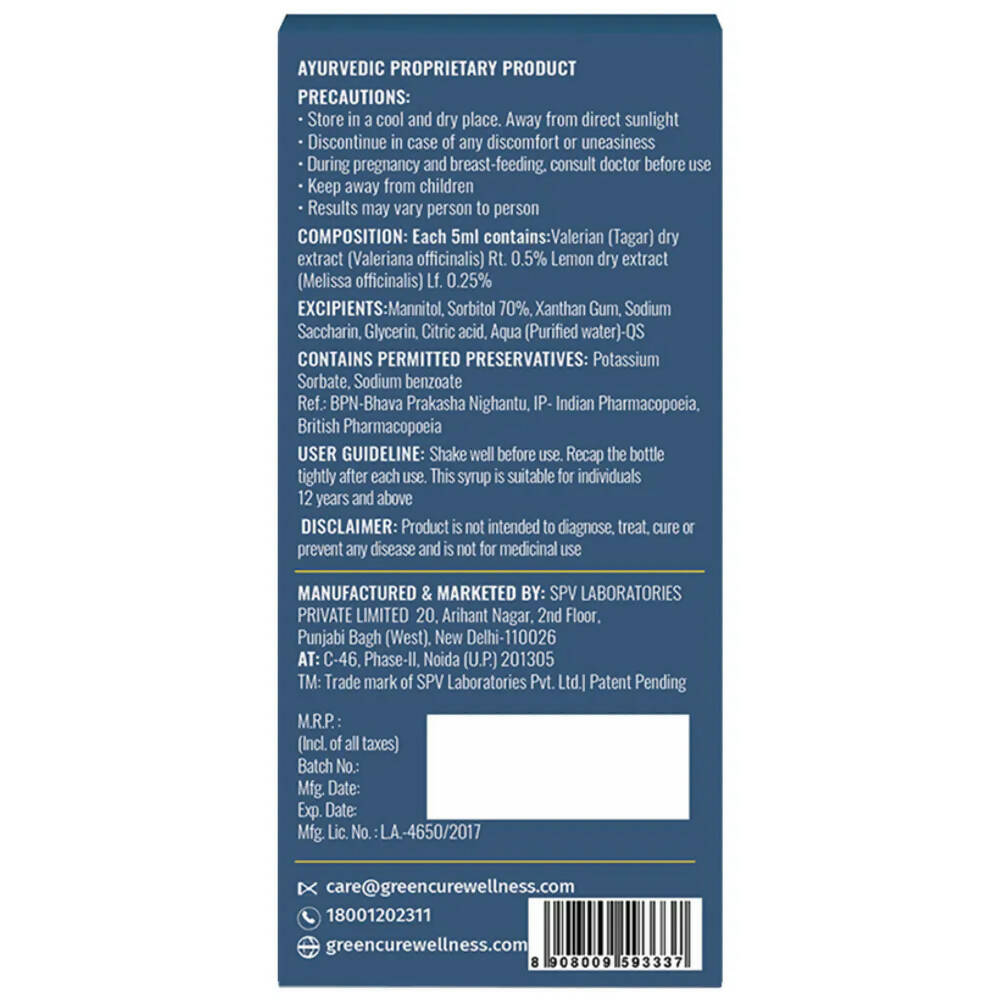 Greencure Resto Sleep Herbal Syrup