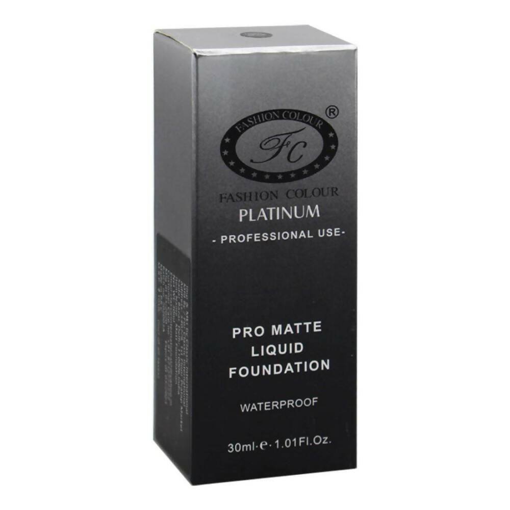 Fashion Colour Pro Matte Liquid Foundation-Light Beige (Fair To Medium)