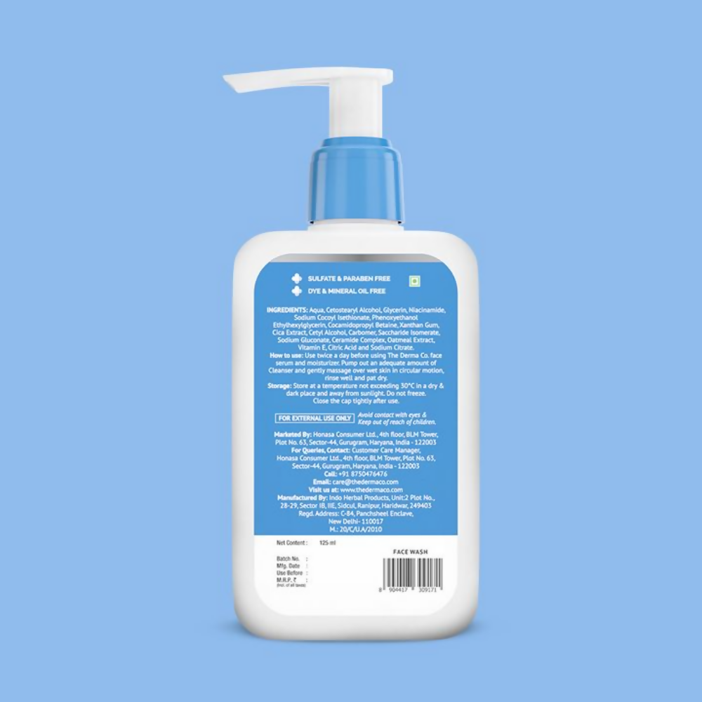 The Derma Co 2% Niacinamide Gentle Skin Cleanser for Sensitive, Dry & Normal Skin