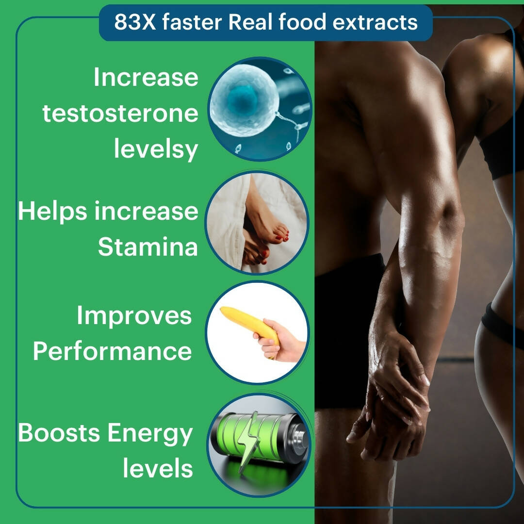 Laurik Testosterone Himalayan Sj, Ashwagandha, Safed Musli, Maca Root, And Korean Red Ginseng Tablets