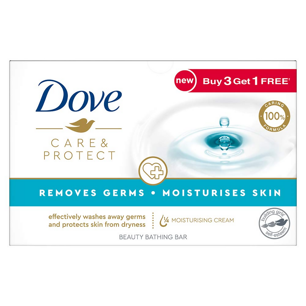 Dove Care & Protect Moisturising Cream Beauty Bathing Bar