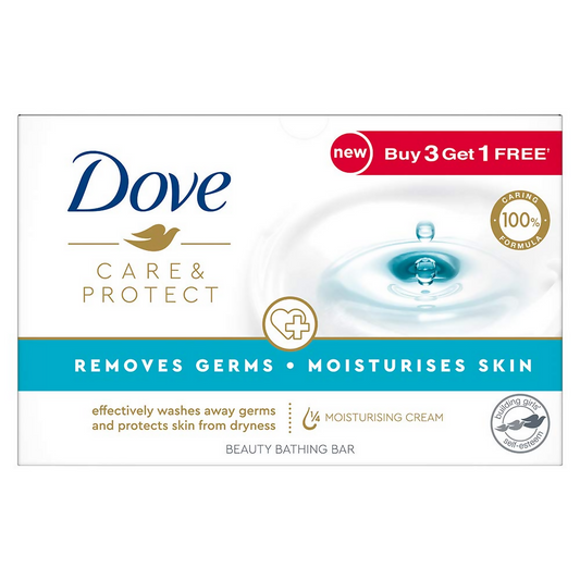 Dove Care & Protect Moisturising Cream Beauty Bathing Bar
